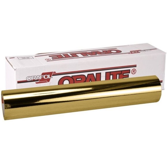 Orafol Oracal 352 Metallized Double Sided Gold Vinyl for Signs 12" x 5 Feet - Picture 1 of 3